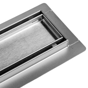 Rigola de dus liniara cu sifon rotativ si randament ridicat DL02 100 cm – inox - Img 13