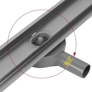 Rigola de Dus Liniara Rea Neox Pro Titan 60 cm, Otel Inoxidabil AISI 304 - Img 8
