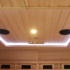 Sauna combinata cu infrarosu si finlandeza cu soba Harvia 3.8kW, Helsi pentru 4 persoane - Img 16