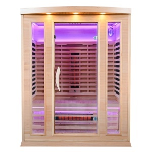 Sauna cu infrarosu MO-A3R LUX, pentru 3 persoane 150 x x105 x 190 cm - Img 2