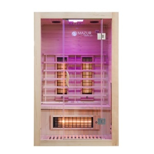 Sauna cu infrarosu pentru 2 persoane EA2R 120 x 105 x 190 cm - Img 4