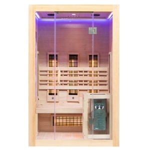 Sauna finlandeza cu infrarosu MO-SW2 COMBO si soba Harvia 3.5 kW 130 x 110 x 190 cm - Img 2