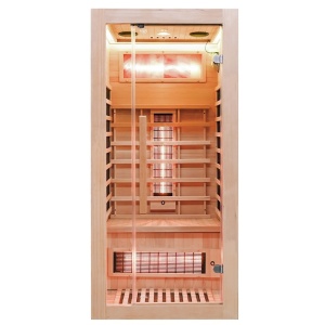 Sauna uscata cu infrarosu la temperatura joasa pentru 1-2 persoane Altai 90 x 90 cm - Img 3