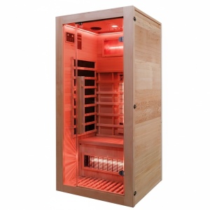 Sauna uscata cu infrarosu la temperatura joasa pentru 1-2 persoane Altai 90 x 90 cm - Img 13