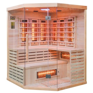 Sauna uscata cu infrarosu la temperatura joasa pentru 4-5 persoane Alta 150 x 150 cm