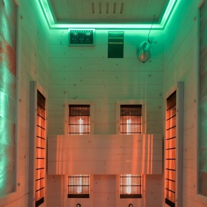Sauna uscata cu infrarosu la temperatura joasa Tromso 1 90 x 90 cm pentru 1 persoana - Img 19