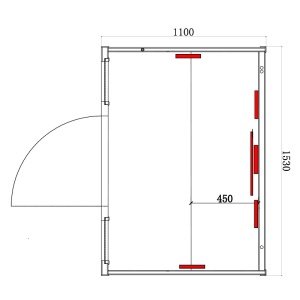 Sauna uscata cu infrarosu la temperatura joasa Tromso3 153 x 110 cm pentru 3-4 persoane - Img 22