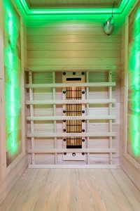 Sauna uscata cu infrarosu si cu piatra sarata pentru 1 persoana C1ST 90 x 90 cm - Img 22