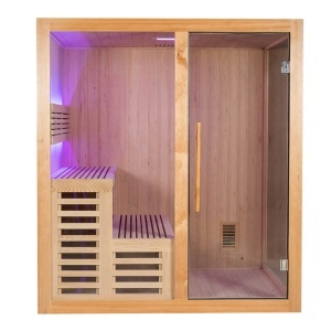 Saună uscată cu soba HARVIA 6kW 180 x 160 x 200 cm pentru 4 persoane - Img 8