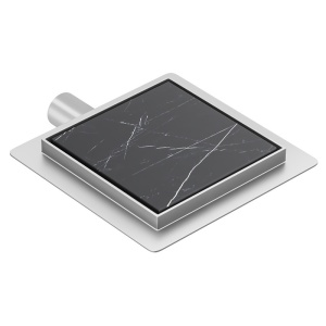 Scurgere baie patrata cu sifon Fix DL06 15 x 15 cm Inox - Img 9