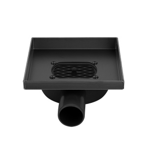 Scurgere baie patrata cu sifon rotativ 360 Fix DLO7 15 x 15 cm negru - Img 6