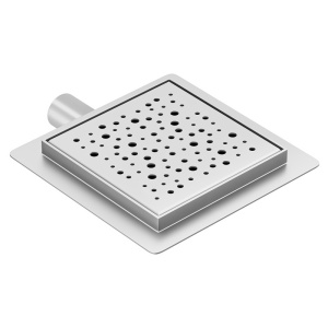 Scurgere cabina de dus tip sifon patrat Wave DL06 din inox 15 x 15 cm - Img 7