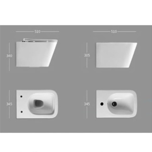 Set Bideu SLIM si Vas WC PRO MOUSSE RIMLESS IMPERIA, montaj suspendat, ceramica sanitara, Capac Soft-Close inclus - Img 5