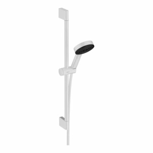Set de dus cu bara Hansgrohe Pulsify Select 105 Relaxation 65 cm alb 3 functii - Img 1
