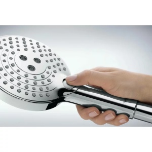 Set de dus cu porter Hansgrohe Raindance Select S 120 crom 3 functii - Img 3