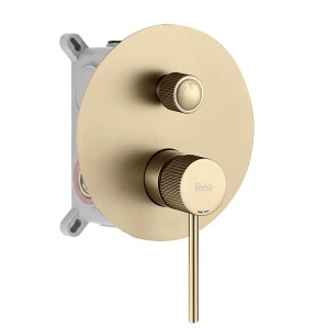 Set de dus incastrat Rea Lungo Stripe Gold Brush - Img 3