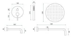 Set de dus incastrat Rea Lungo titan cu box - Img 5