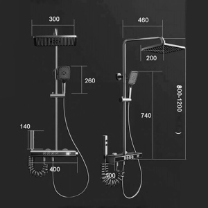 Set de dus PRO FAPPER, afisaj LCD, Culoare Alb - Img 6