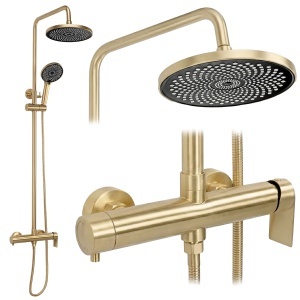 Set dus auriu peria Rea Hunter Brush Gold