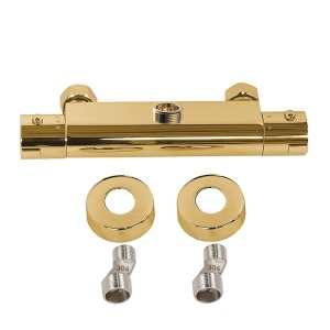Set dus baie cu termostat, montaj pe perete , T203B Gold - Img 4