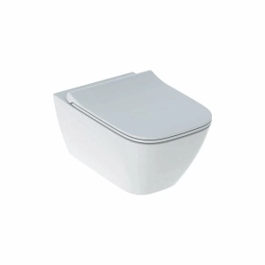 Set Geberit Smyle Square Rimfree vas wc suspendat cu capac slim softclose - Img 7