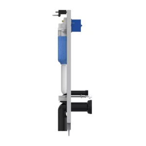 Set rezervor WC cu cadru Ideal Standard ProSys si clapeta Oleas M3 argintiu Silver Storm - Img 5