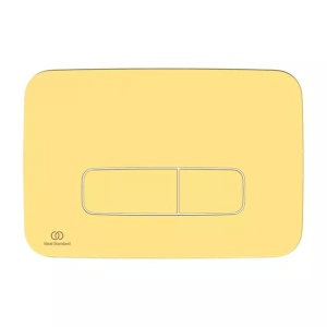Set rezervor WC cu cadru Ideal Standard ProSys si clapeta Oleas M3 auriu periat - Img 4