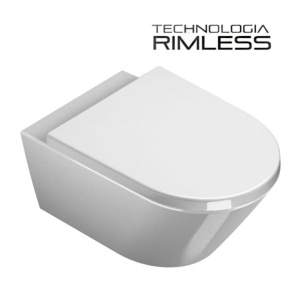 Set Vas WC PRO GROHE, Montaj Suspendat, Ceramica Sanitara, Vas WC SONET RIMLESS + Capac Soft-Close Inclus + Cadru + Clapeta - Img 15
