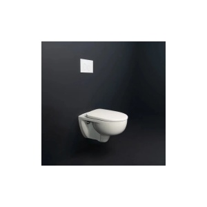 Set vas WC suspendat Geberit Selnova TurboFlush cu capac softclose alb lucios - Img 2