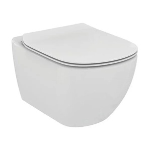 Set vas wc suspendat Ideal Standard Tesi AquaBlade cu capac clapeta crom 20 si rezervor Geberit Duofix Delta Plus - Img 7