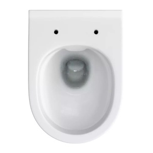 Set vas WC suspendat PRO CERSANIT ZEN 246 cu capac slim, softclose, alb - Img 2
