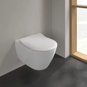 Set vas wc suspendat Villeroy & Boch Subway 2.0 DirectFlush cu capac softclose alb - Img 3