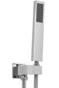 Sistem Complet De Dus REA FENIX DAVIS CHROM + Termostatic, BOX, Montaj In Perete, Para Patrata Tip Ploaie 30 x 30 Cm, 2 Functii De Curgere A Apei, Crom - Img 5