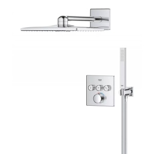 Sistem de dus cu termostat Grohe Grohtherm SmartControl Rainshower SmartActive 310 Cube - Img 3