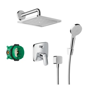 Sistem de dus incastrat Hansgrohe Crometta E 240 crom lucios - Img 1