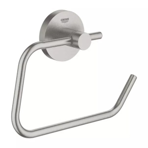 Suport hartie igienica Grohe Essentials crom periat Supersteel