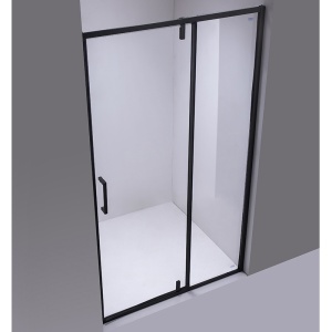 Usa de dus batanta pentru nisa SH08C negru mat 100 x 200 cm sticla 6 mm - Img 10