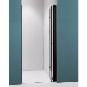 Usa de dus plianta Veldman Arizona negru mat 90.5 - 91.5 x 195 cm sticla 6 mm - Img 5