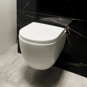 Vas WC suspendabil Rea Carlo Mini Tornado Rimless Flat N - Img 2