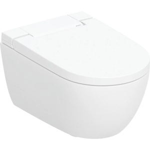 Vas WC Suspendat Geberit AquaClean, cu capac SoftClose inclus , Funcție Bideu și Jet Igienic – Alb - Img 1