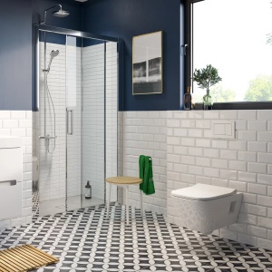 Vas WC suspendat Geberit Selnova Square Rimfree cu spalare verticala - Img 2