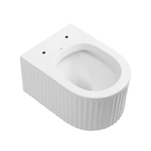 Vas WC suspendat LUMA Alb lucios , Model Canelat, cu capac SoftClose Inclus - Img 6