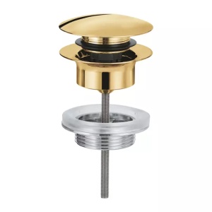 Ventil lavoar Push-Open Grohe Selection auriu lucios Cool Sunrise - Img 1