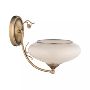 Aplica Kutek Casamia Glass Shade Auriu periat 27x25 cm