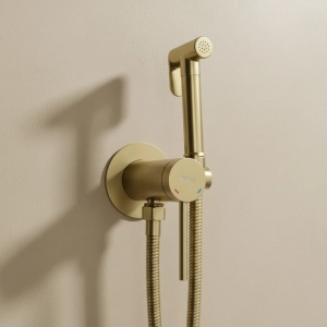 Baterie bideu aurie Foss Clif Brush Gold - Img 2