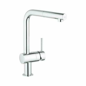 Baterie bucatarie cu dus extractibil Grohe Minta crom lucios - Img 1