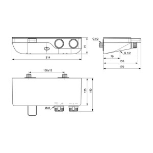 Baterie bucatarie Grohe Blue Home crom pipa tip L si Starter Kit - Img 2