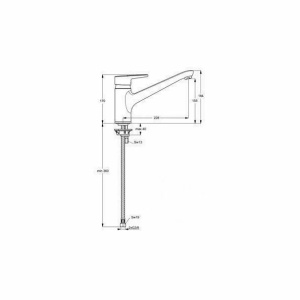 Baterie bucatarie Ideal Standard Connect Blue - Img 2