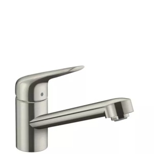 Baterie bucatarie monocomanda crom periat Hansgrohe Focus M42 100 cu 1 jet - Img 1