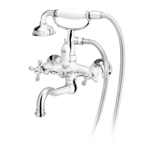 Baterie cada - dus FDesign Lacrima dubla comanda crom lucios cu set de dus - Img 1